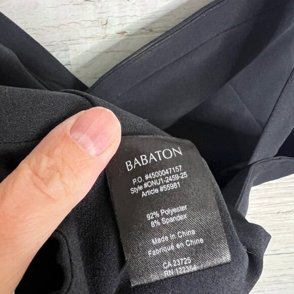 Aritzia babaton black crop top size xs - Picture 5 of 6